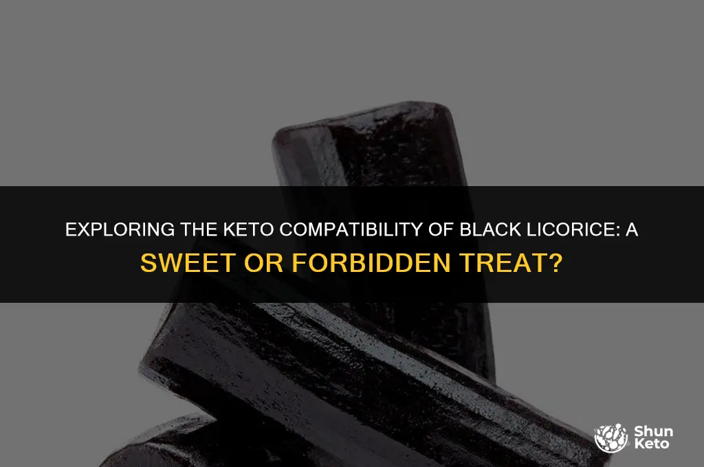 is black licorice keto