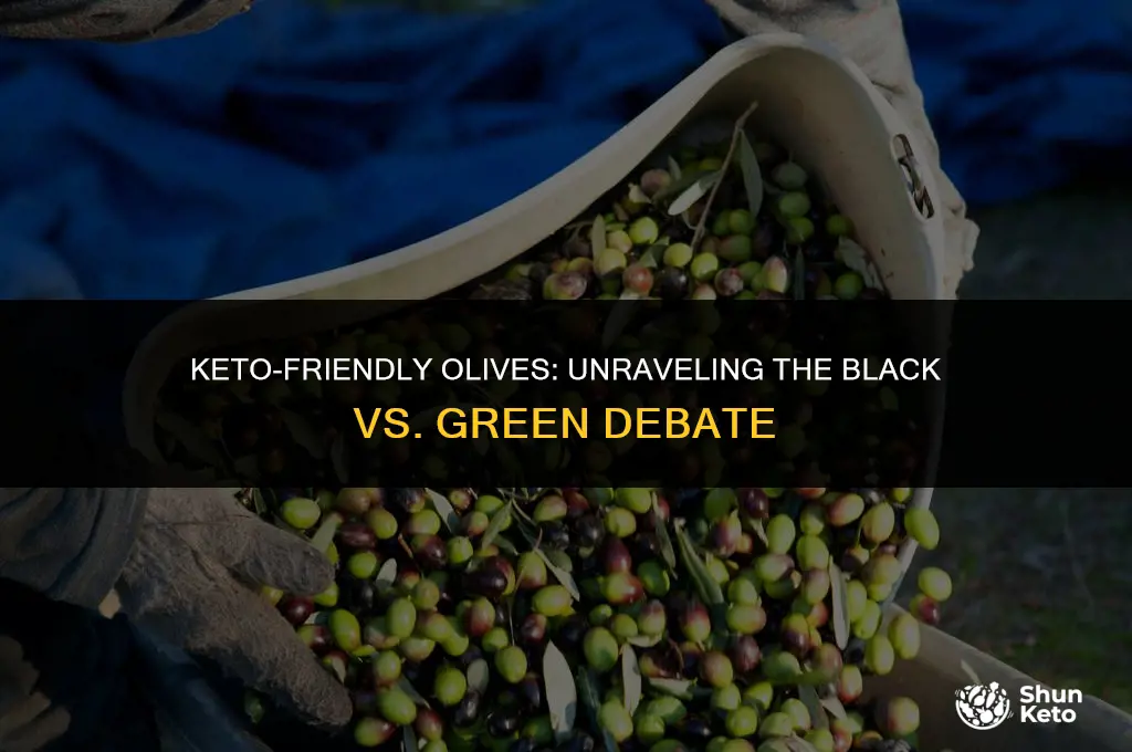 is black or green olives better for keto