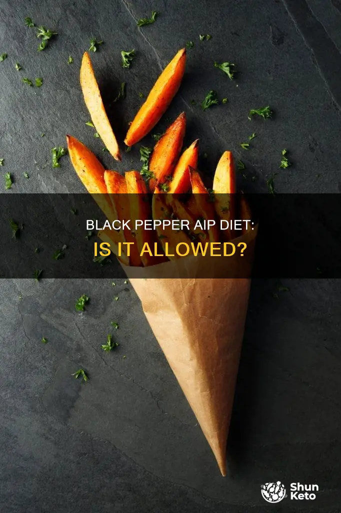 is black pepper allowed on aip diet