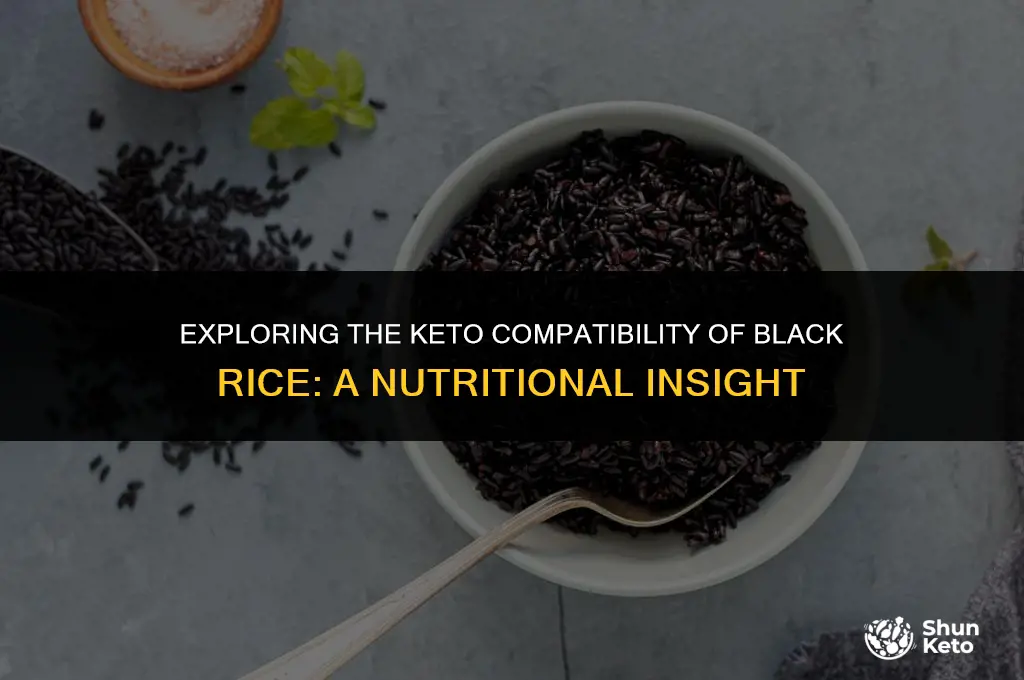is black rice keto friendly