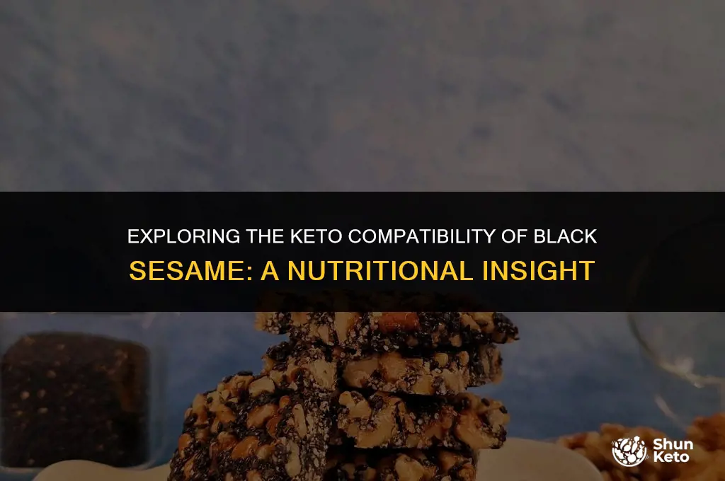 is black sesame keto friendly