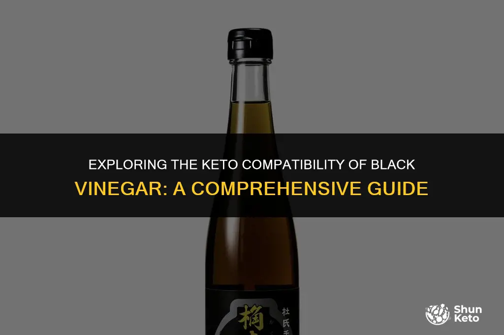 is black vinegar keto friendly