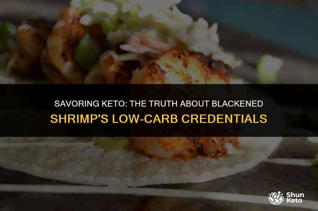 is blackened shrimp keto friendly