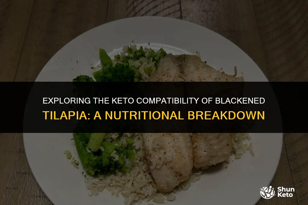 is blackened tilapia keto friendly