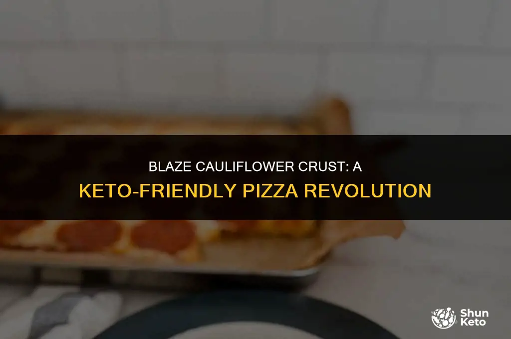 is blaze cauliflower crust keto