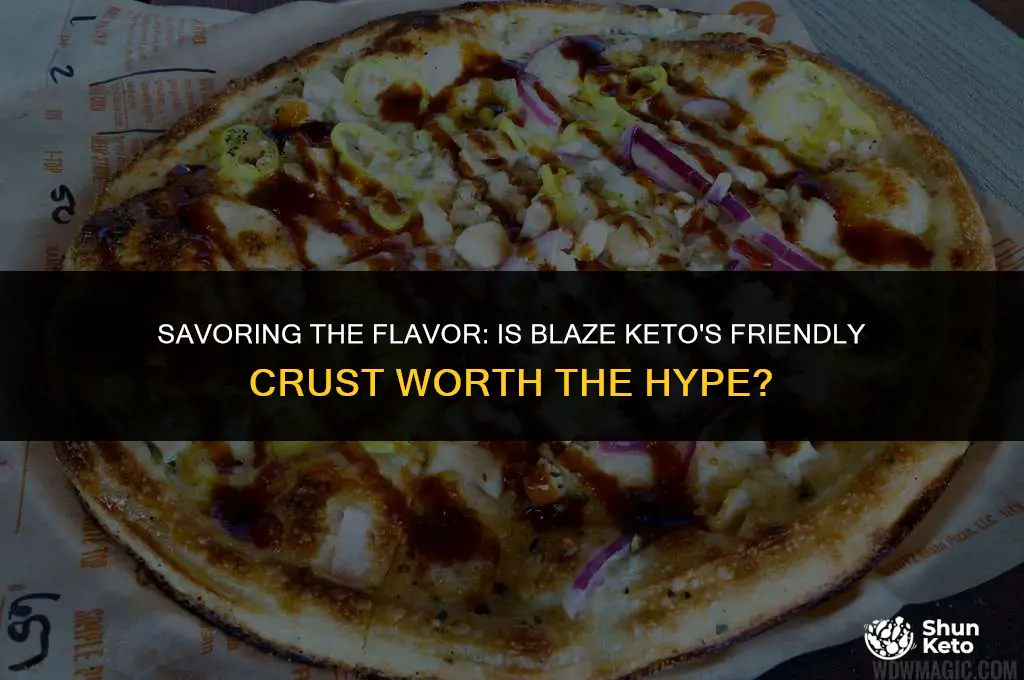 is blaze keto friendly crust any good