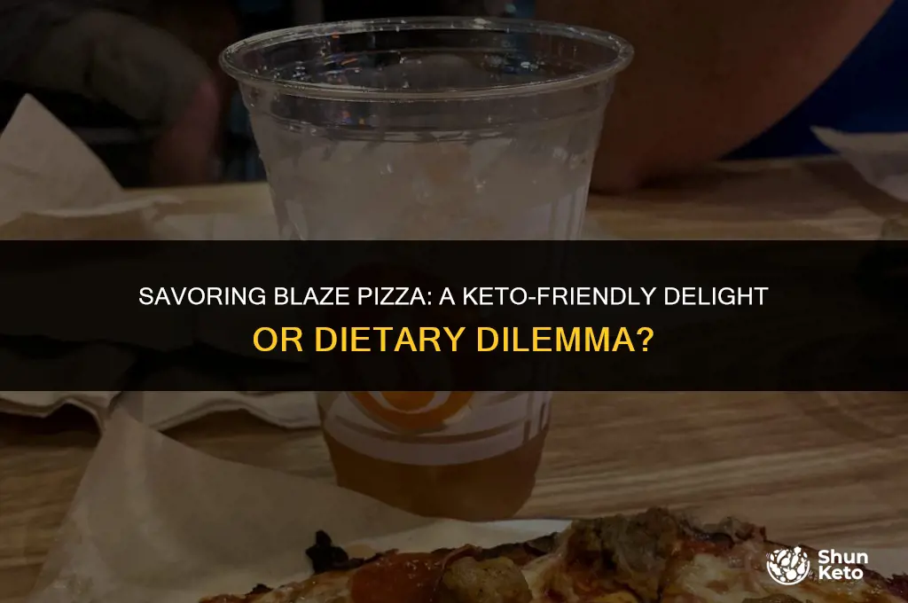 is blaze pizza keto friendly