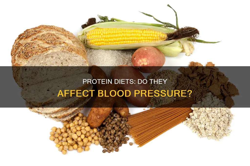 is blood pressure normal while on protein diet