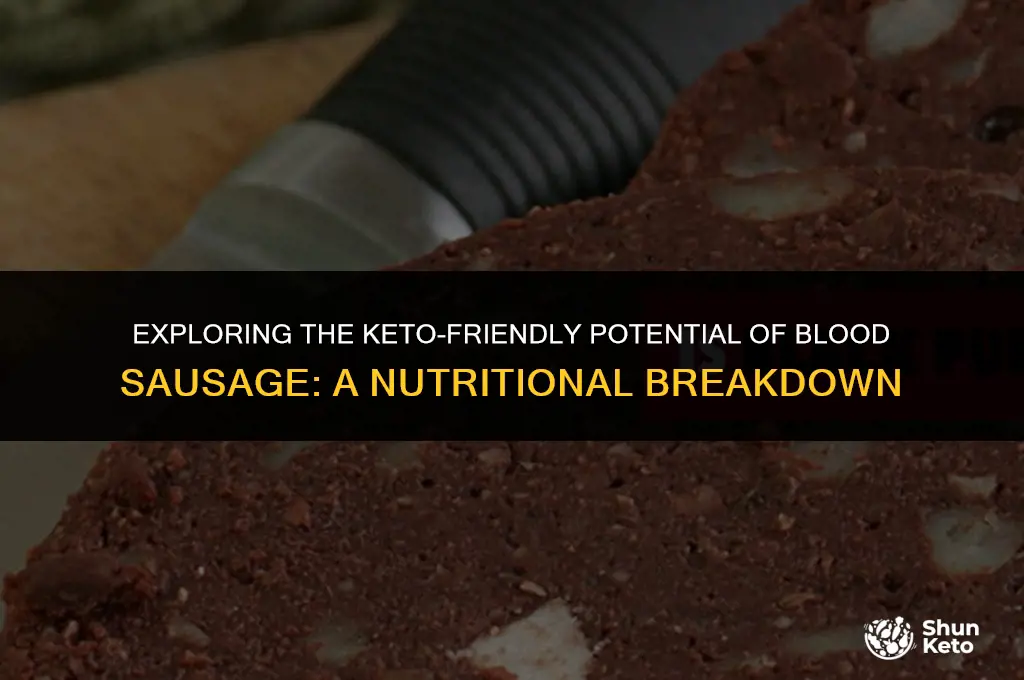 is blood sausage keto