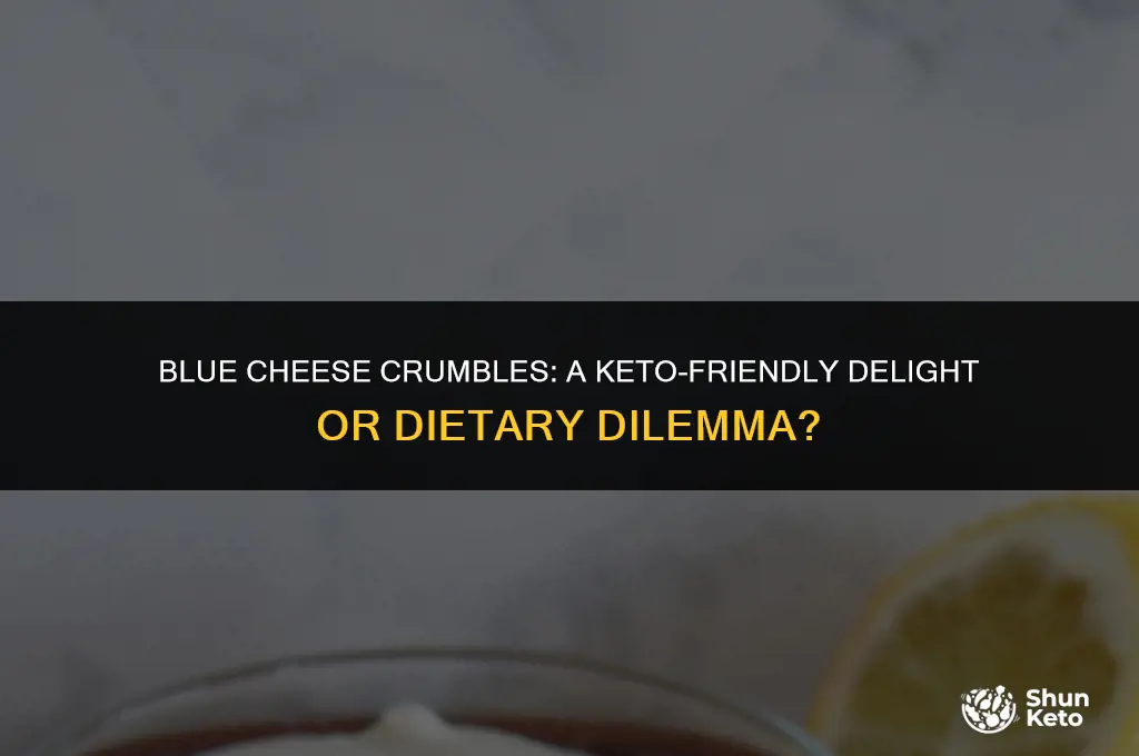is blue cheese crumbles keto friendly