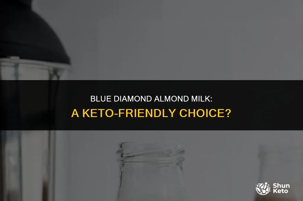 is blue diamond almond milk keto friendly