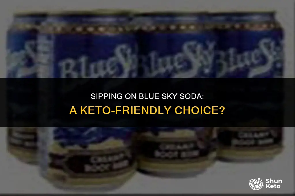 is blue sky soda keto