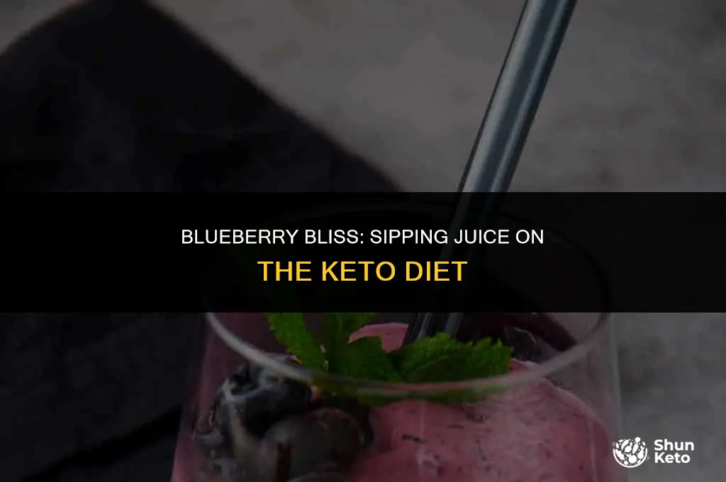 is blueberry juice keto friendly