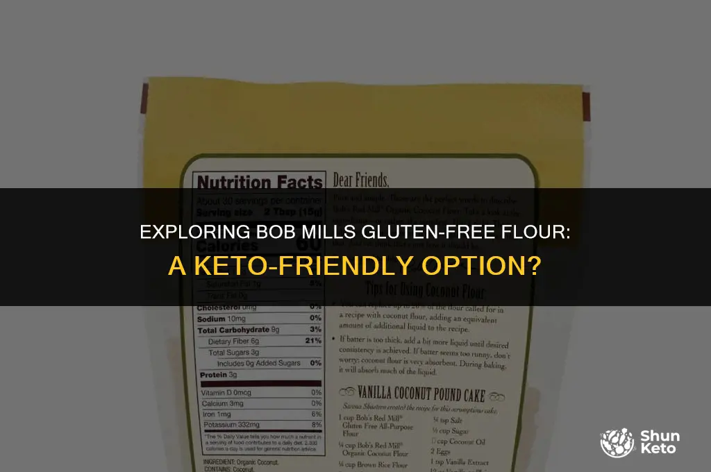 is bob mills general purpose gluten free flour keto friendly