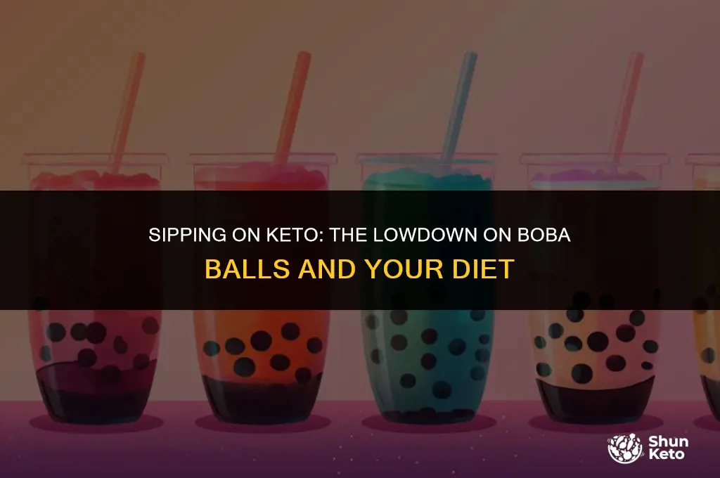 is boba balls keto friendly