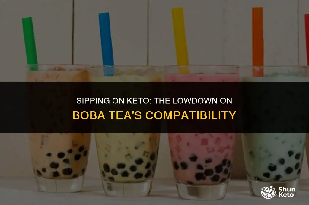is boba tea keto friendly