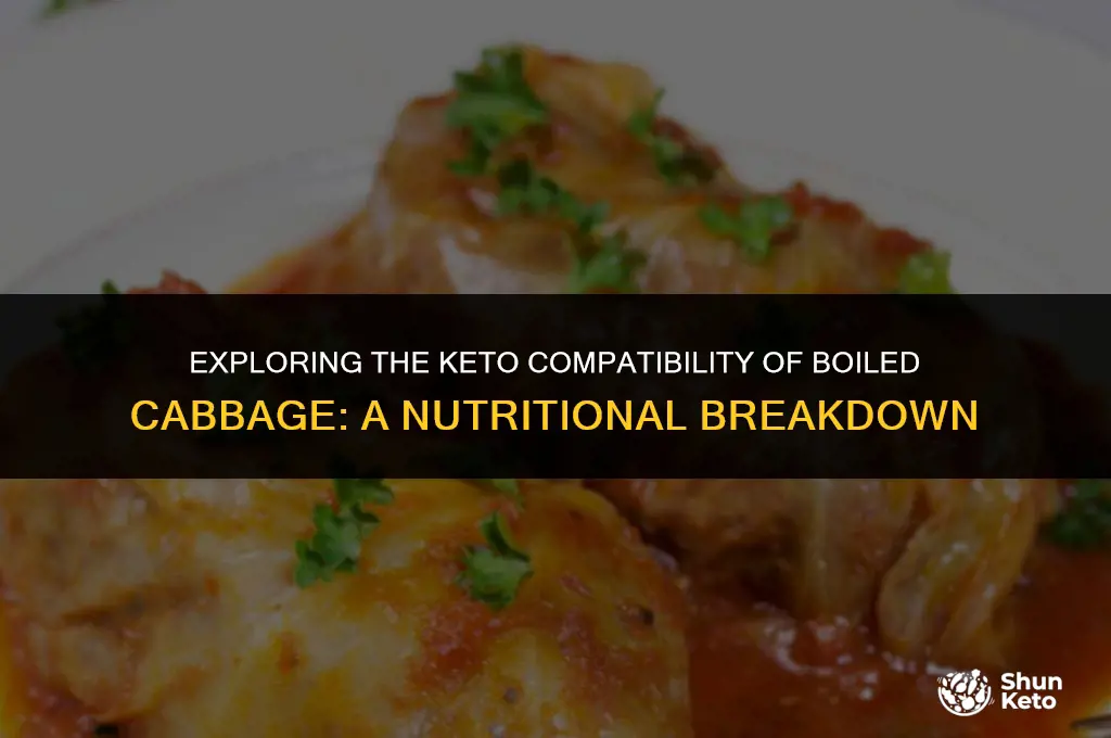 is boiled cabbage keto friendly