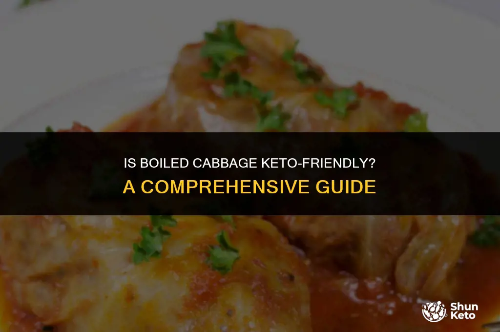 is boiled cabbage keto