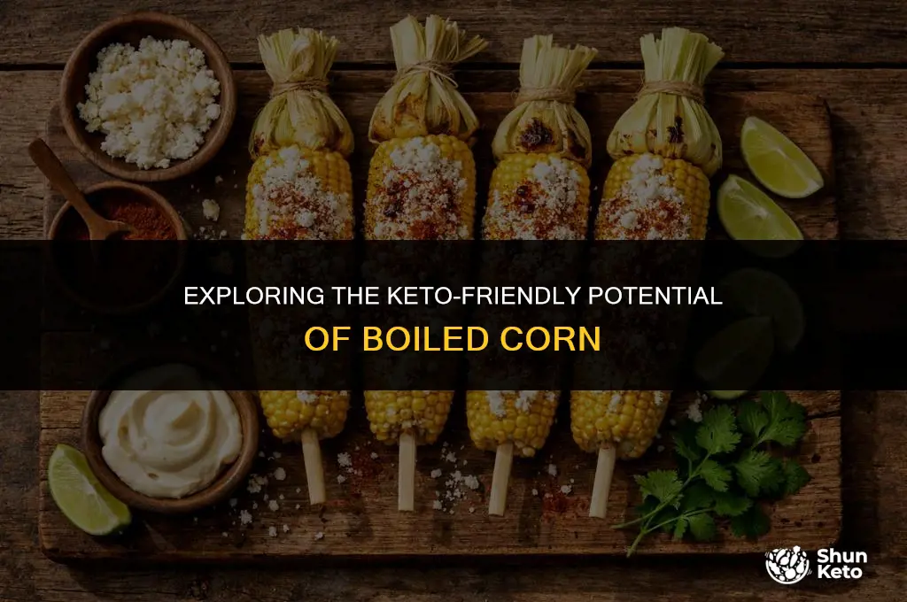 is boiled corn keto