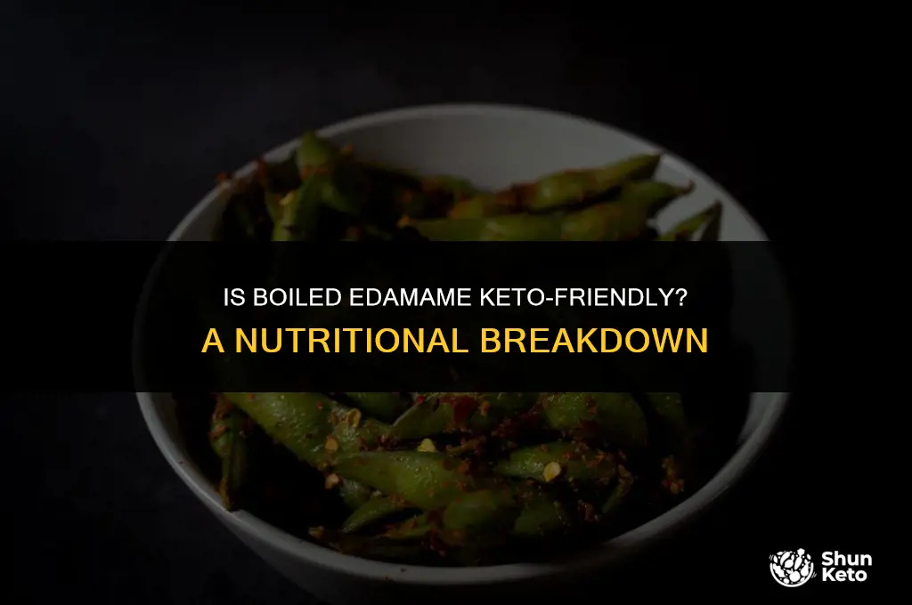 is boiled edamame keto