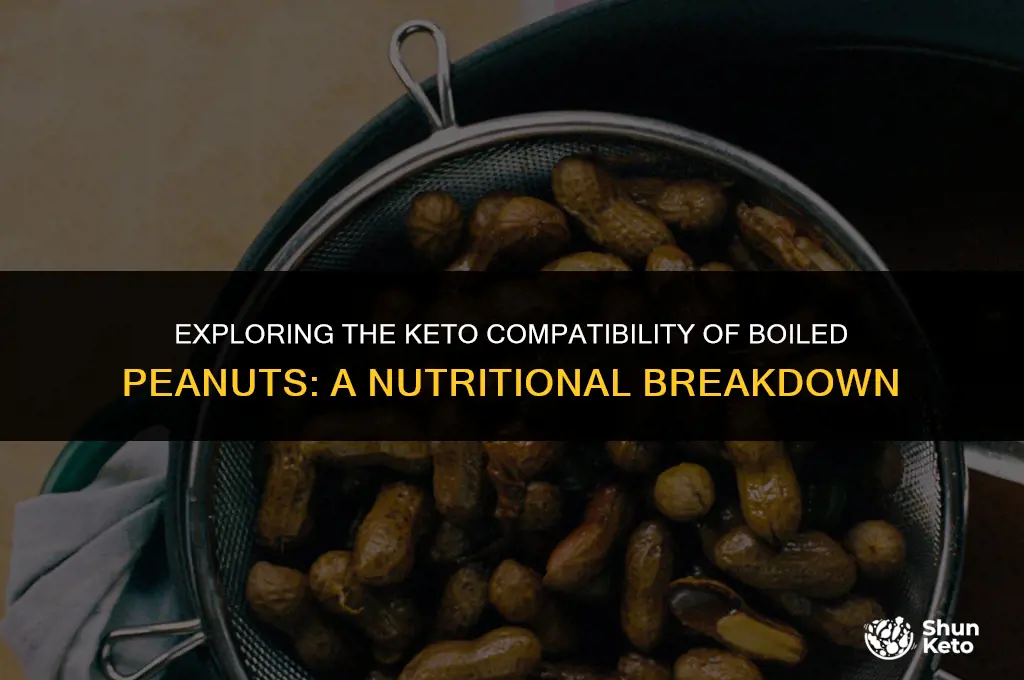is boiled peanuts keto friendly