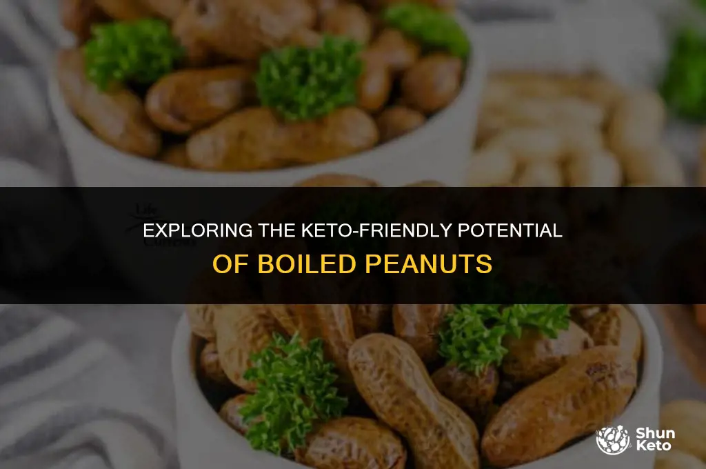 is boiled peanuts keto