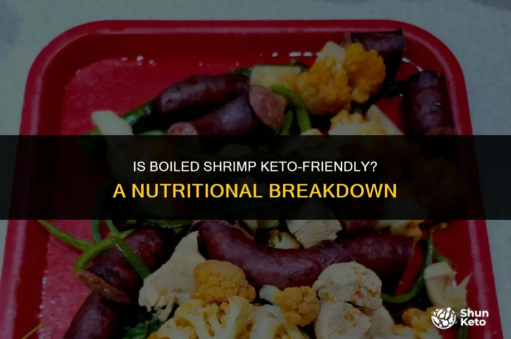 is boiled shrimp keto
