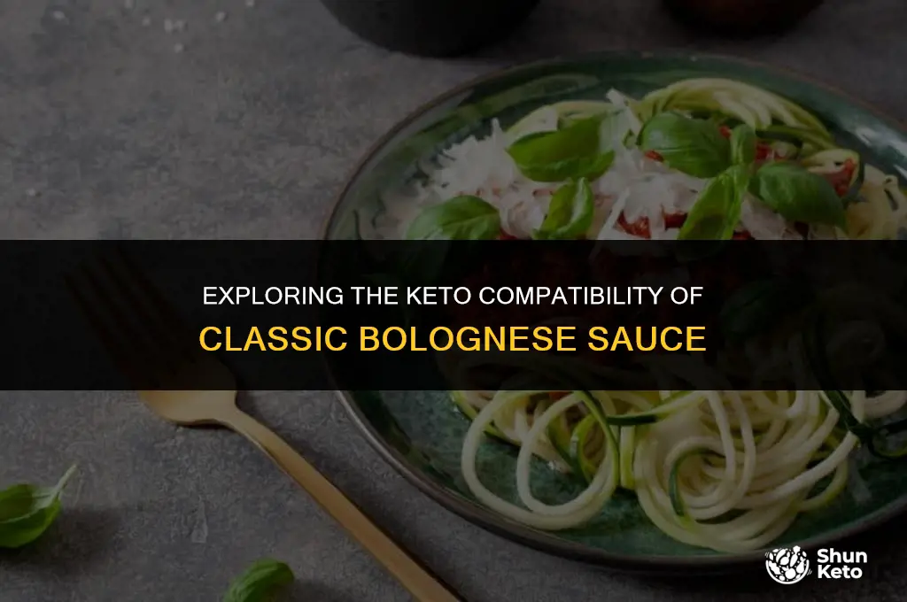is bolognese keto friendly