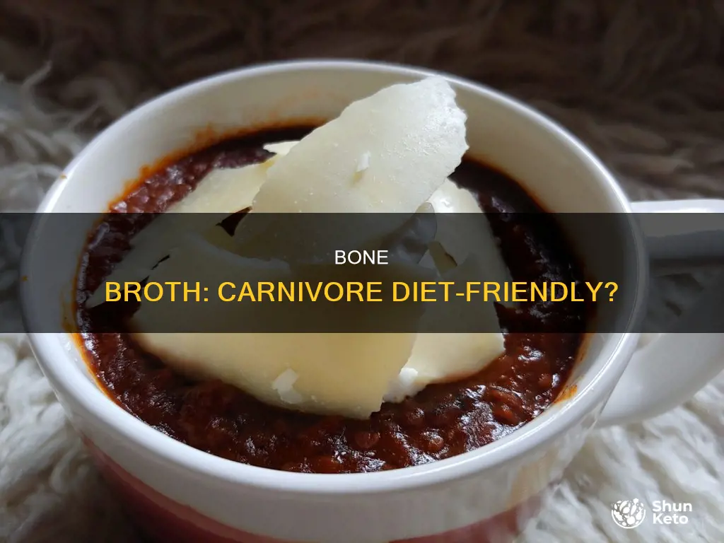 is bone broth allowed on carnivore diet