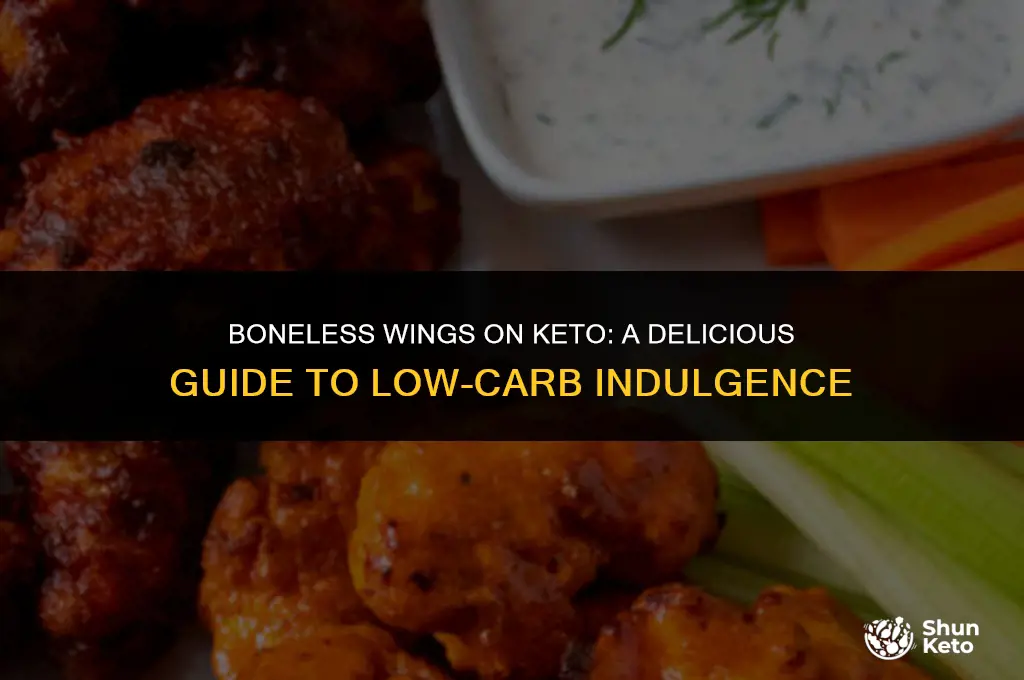 is boneless wings keto