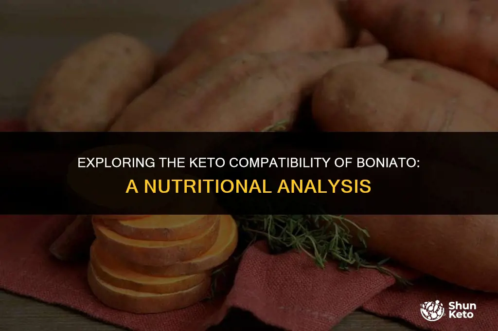 is boniato keto friendly