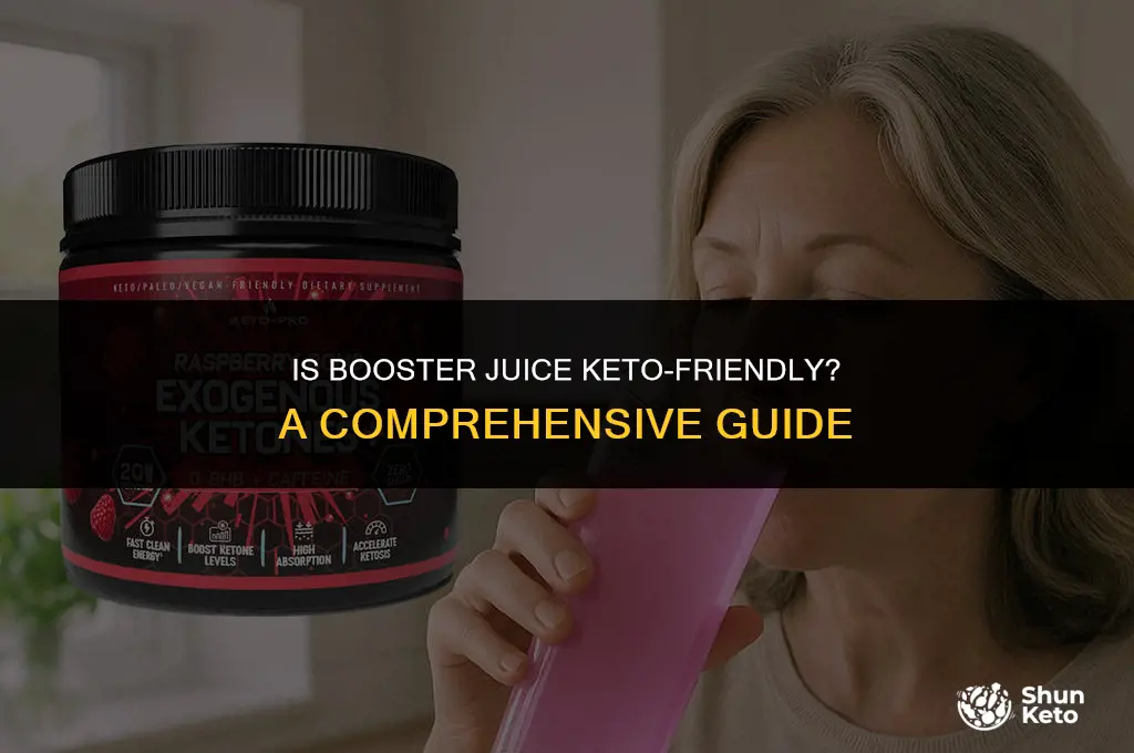 is booster juice keto