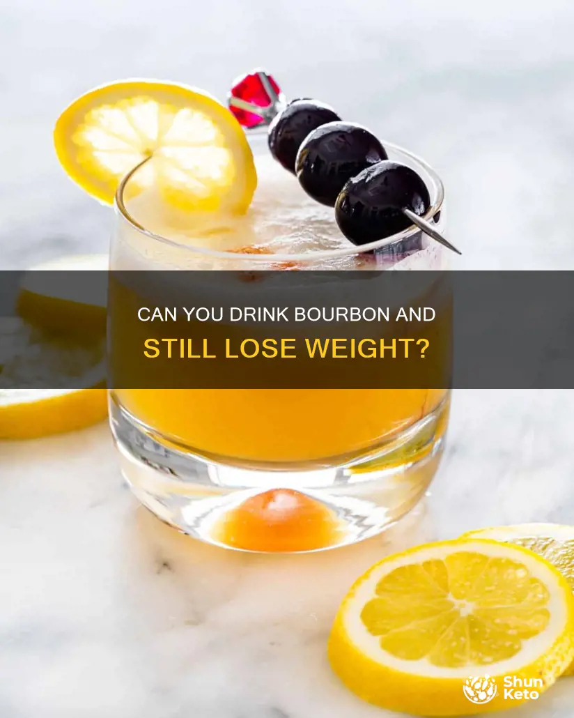is bourbon ok to drink on a diet
