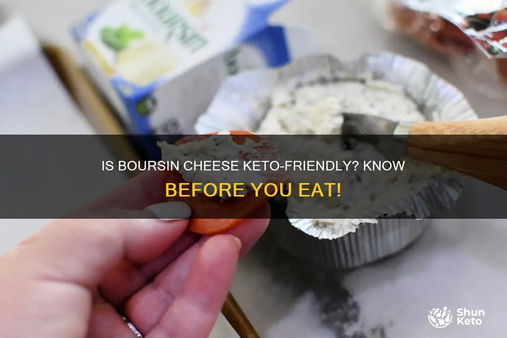 is boursin cheese keto