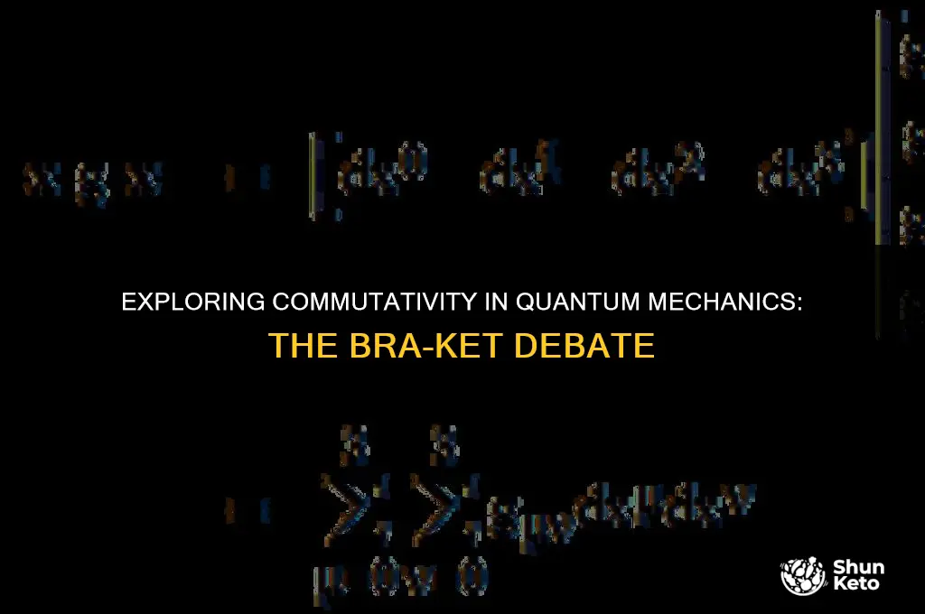is bra ket commutative