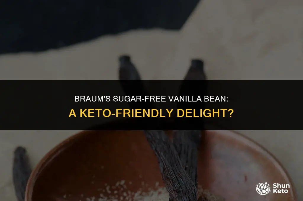 is braums sugar free vanilla bean keto friendly