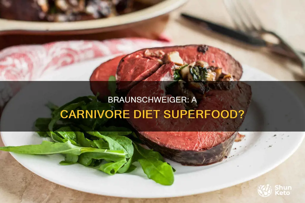 is braunschweiger okay for a carnivore diet