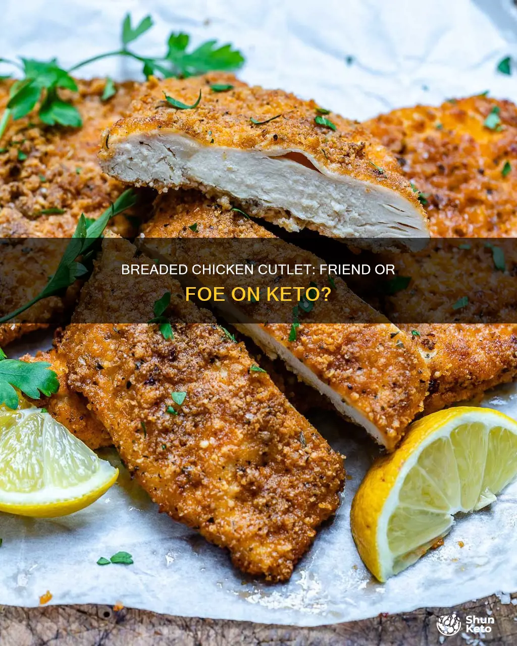 is breaded chicken cutlet bad for keto