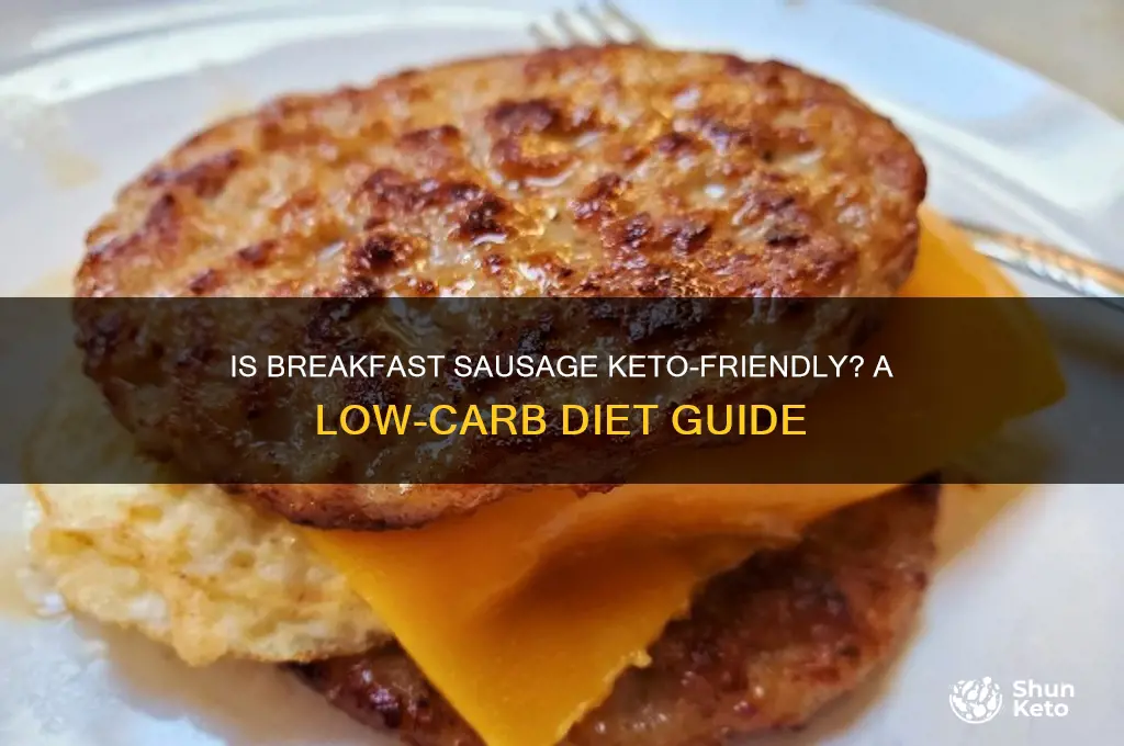is breakfast sausage keto