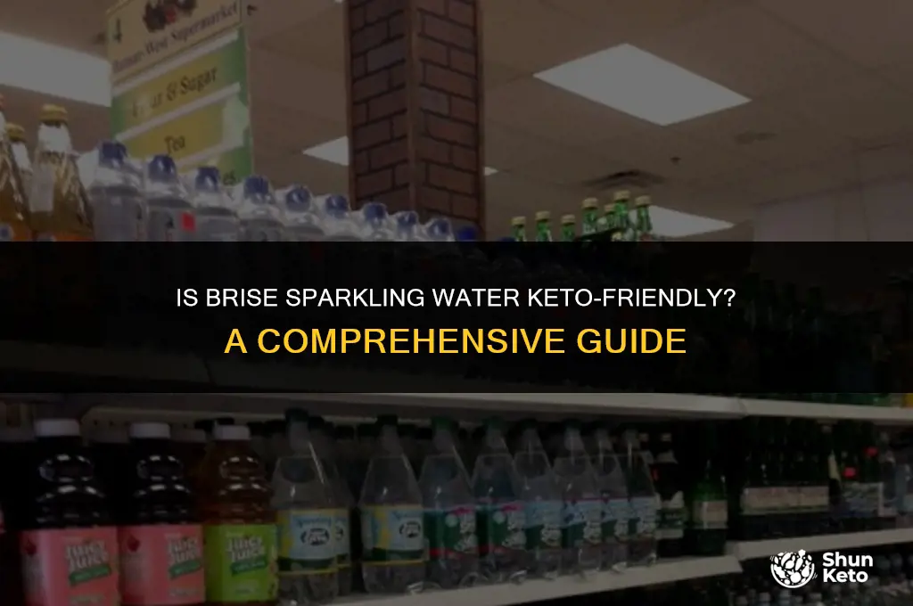 is brise sparking water keto