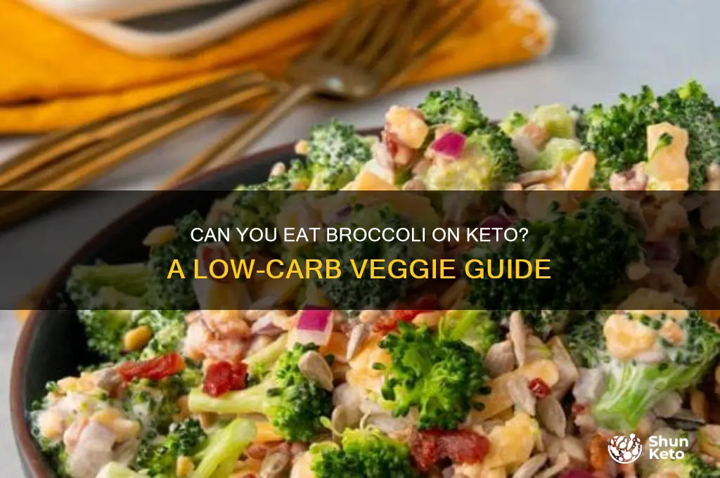 is broccoli allowed on the keto diet