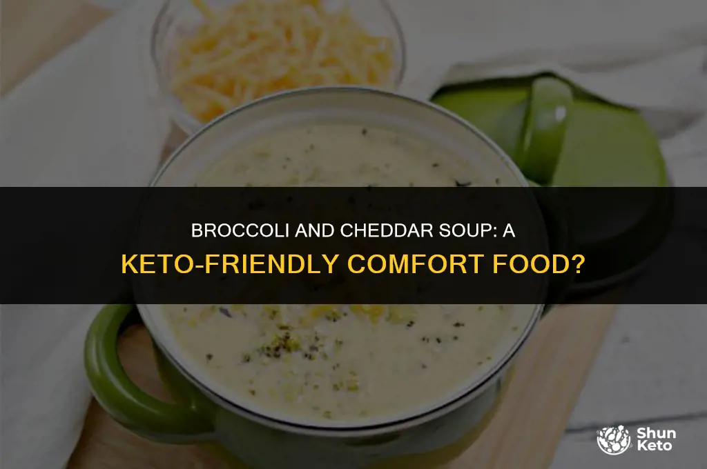 is broccoli and cheddar soup keto friendly