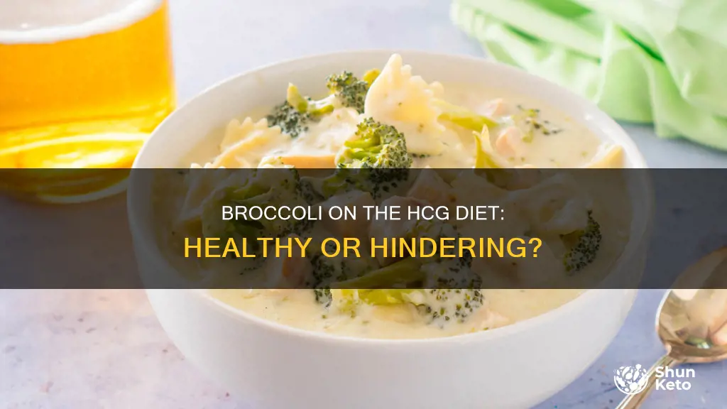 is broccoli okay on hcg diet