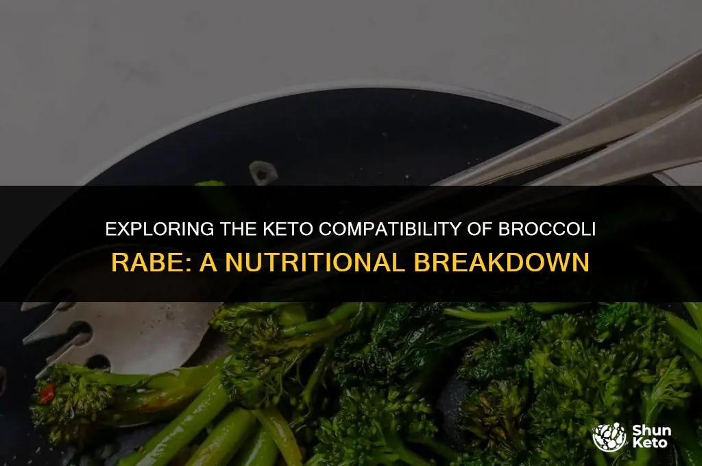is broccoli rabe keto friendly