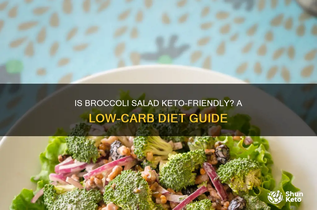 is broccoli salad keto