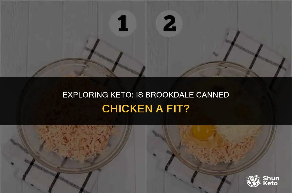 is brookdale canned chicken keto friendly