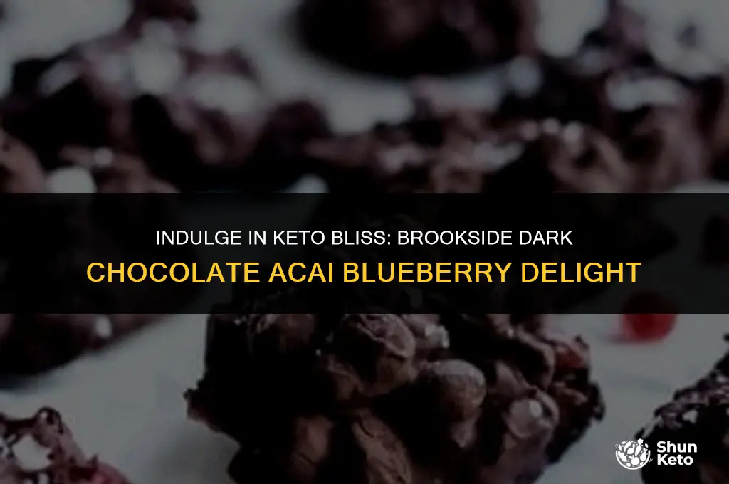 is brookside dark chocolate acai with blueberry keto