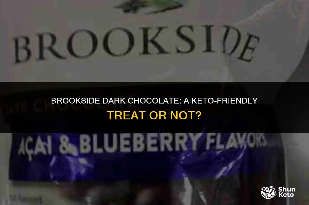 is brookside dark chocolate keto