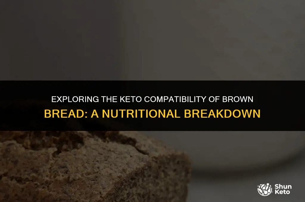 is brown bread keto friendly