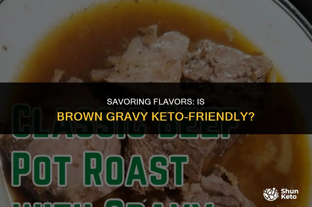 is brown gravy keto